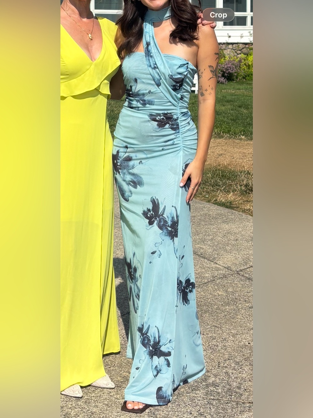 Peppermayo Songbird Maxi Dress - Blue Black Floral - Picture 4 of 4
